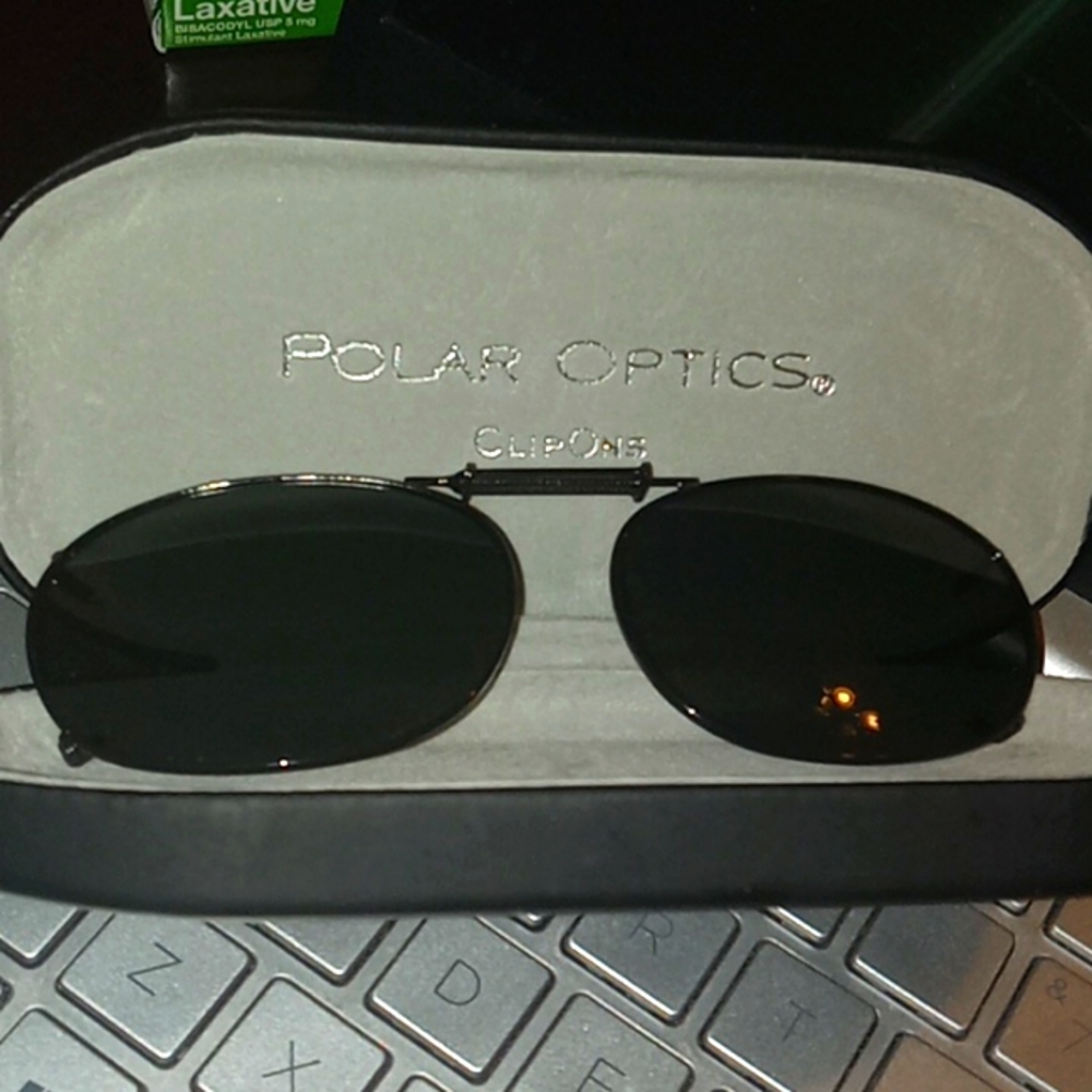 Polar Optics Clip On Sunglasses